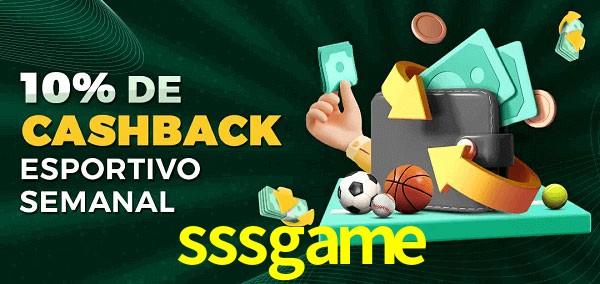 10% de bônus de cashback na sssgame